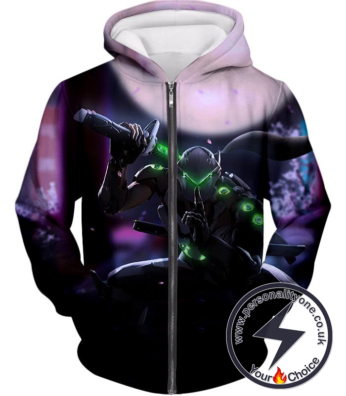 Overwatch Ultimate Offense Genji Zip Up Hoodie